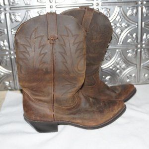 Durango Mens Size 9M Brown Soft Leather Cowboy Western Boots